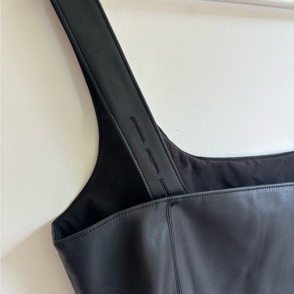 Abercrombie & Fitch Faux Leather Corset Tank Top - Picture 10 of 11